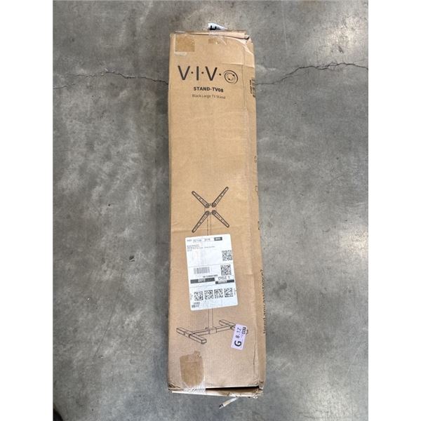 VIVO BLACK LARGE TV STAND