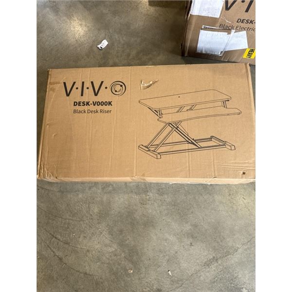 VIVO BLACK DESK RISER