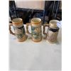 Image 5 : 3 JAPAN MARKED VINTAGE BEER STEINS