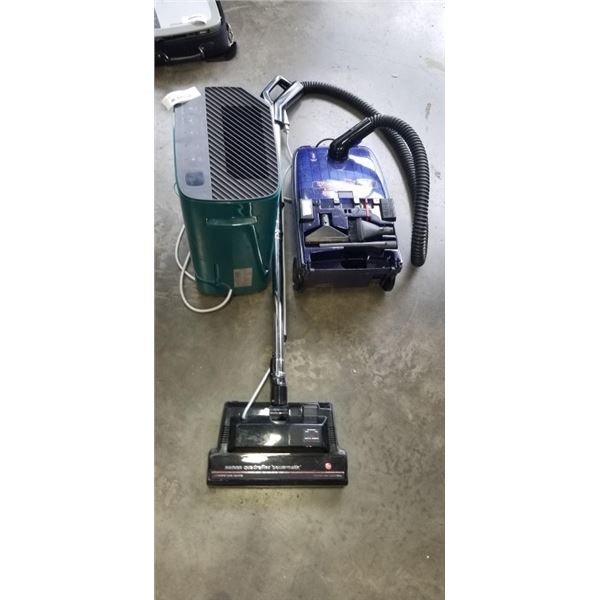 HOOVER VACUUM AND HEVILLO HUMIDIFIER / DEHUMIDIFY
