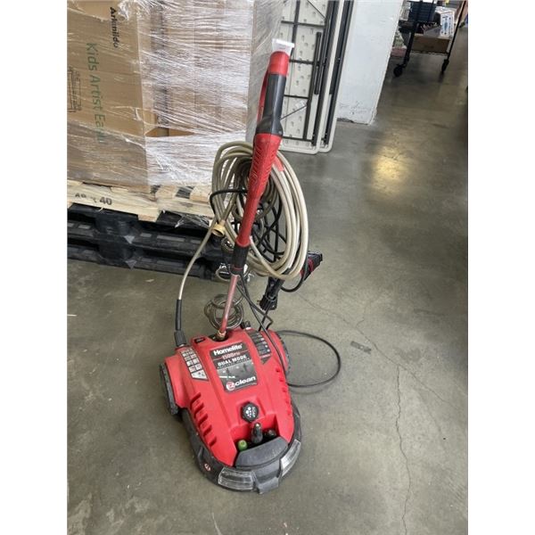 HOMELITE EZ CLEAN DUAL MODE 1500PSI PRESSURE WASHER WITH NOZZLES