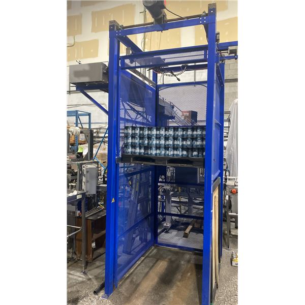 SKA CAN DEPALLETIZER. ORIGINAL COST $35K. BUYER TO REMOVE, POWER WILL BE DISCONNECTED
