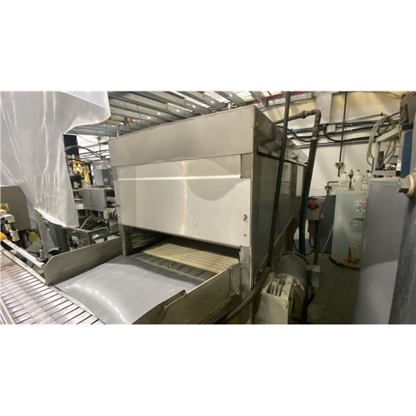 SVC HEAT TUNNEL MODEL M1782-13 WITH CONVEYOR AND MINI-STAR ELECTRIC BOILER.