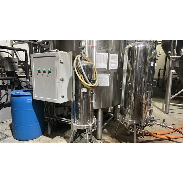 FILTRATION TANK. STANDS APPROX 70"H X 12"D.