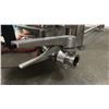 Image 3 : STAINLESS TRANSFER TANK ON WHEELS. APPROX 24"D X 30"H TANK + WHEELS. 40" TALL OVERALL.