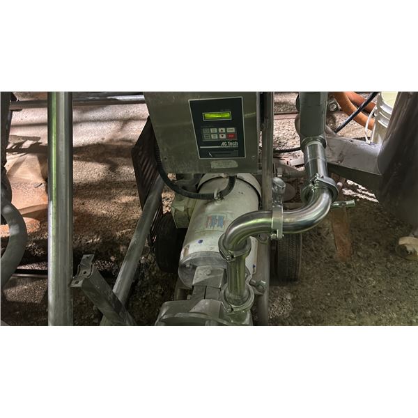 PORTABLE TRANSFER PUMP. COMES WITH AC TECH CONTROLLER MODEL M1275E AND NUFLO MC-1 FLOW ANALYZER
