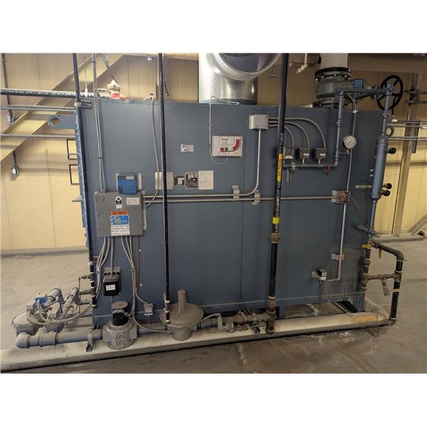 RITE STEAM BOILER MODEL 400S. 4 MILLION BTU PER HOUR. NATURAL GAS. 250 DEGREES. HONEYWELL