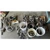 Image 1 : LARGE GROUP LOT OF ASST STAINLESS FITTINGS - 100'S OF PIECES.