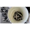 Image 5 : LARGE GROUP LOT OF ASST STAINLESS FITTINGS - 100'S OF PIECES.