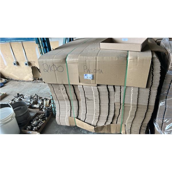 PALLET OF 2100 FLATS- WOULD BE GREAT FOR A FARM OR OTHER FUNCTIONS BESIDES BEER CANS