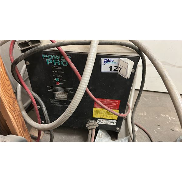 POWER PRO MODEL 24-600FR80S FORKLIFT BATTERY CHARGER