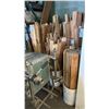Image 1 : GROUP LOT OF ASST PIECES OF WOOD SLATS