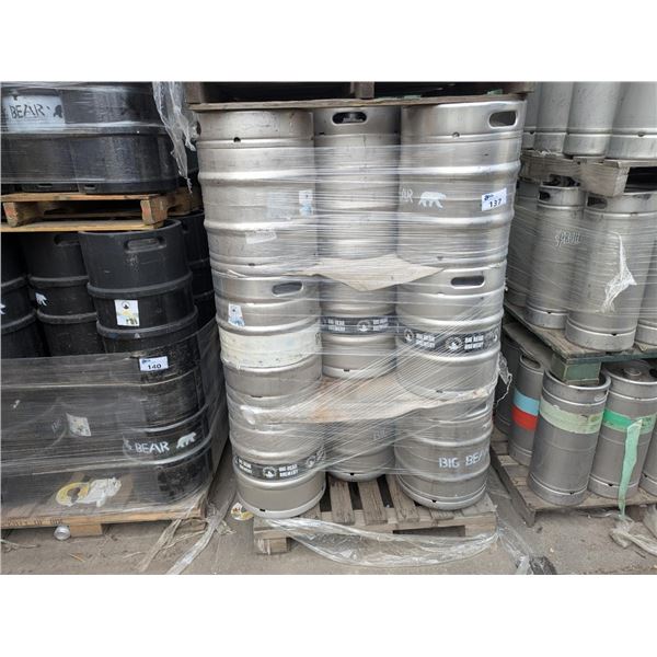 PALLET OF 24 X 50L STAINLESS KEGS