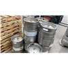Image 2 : PALLET WITH 12 ASSORTED STAINLESS STEEL KEGS