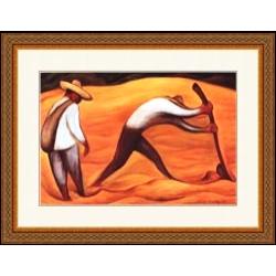 "Peasants" Diego Rivera