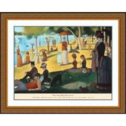 "Simdau Afternoon on the Island of the Grande Jatte" Georges Seurat
