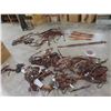 Image 2 : New Assorted Tack Lot: Bridles, Back Cinches, Spur Straps, Breast Collars, Training Surcingle