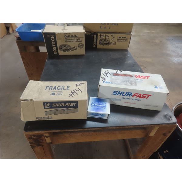 Shur-Fast Fasteners and Staples – 1½ Boxes