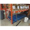 Image 4 : Pallet Racking - 3 Uppers 10 ft, 12 ft Side Rails - 42" Deep. Product On Shelf Not Included.  ft