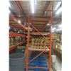 Image 7 : Pallet Racking - 3 Uppers 10 ft, 12 ft Side Rails - 42" Deep. Product On Shelf Not Included.  ft