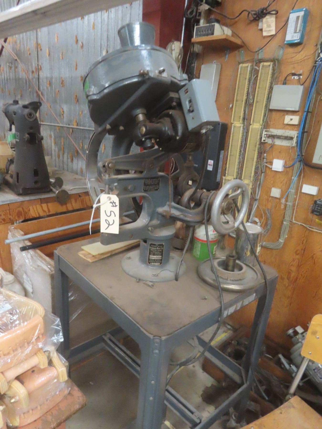 Standard Rivet Co. Power Riveting Machine on Rolling Stand, Model 66 ...