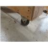 Image 4 : 4 Wood-Framed Sawhorse/Saddle Horse Stands (1 on Castors); 2 at 96", 2 at 36"
