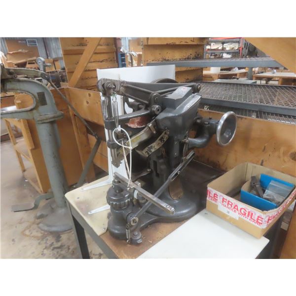 Standard Rivet Co. Power Bench-Mount Staple Machine, 1/3 HP – Includes Fasteners and More