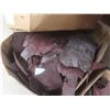 Image 7 : 6 Boxes of Leather Cut-Offs – Latigo, Burgundy, and Harness Straps