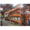 Image 1 : Pallet Racking - 3 Uppers 10 ft, Side Rails 12 ft - Product on Shelves Not Included
