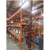 Image 2 : Pallet Racking - 3 Uppers 10 ft, Side Rails 12 ft - Product on Shelves Not Included