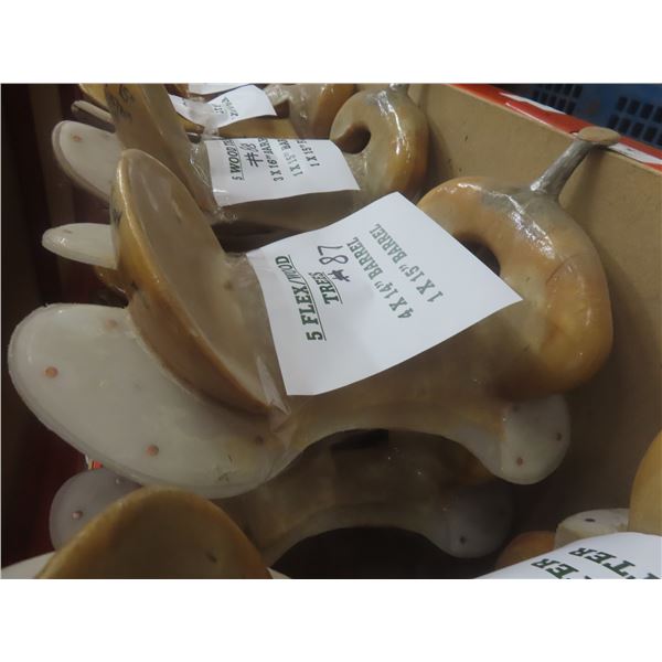 5 New Flex/Wood Saddle Trees – Barrel Style