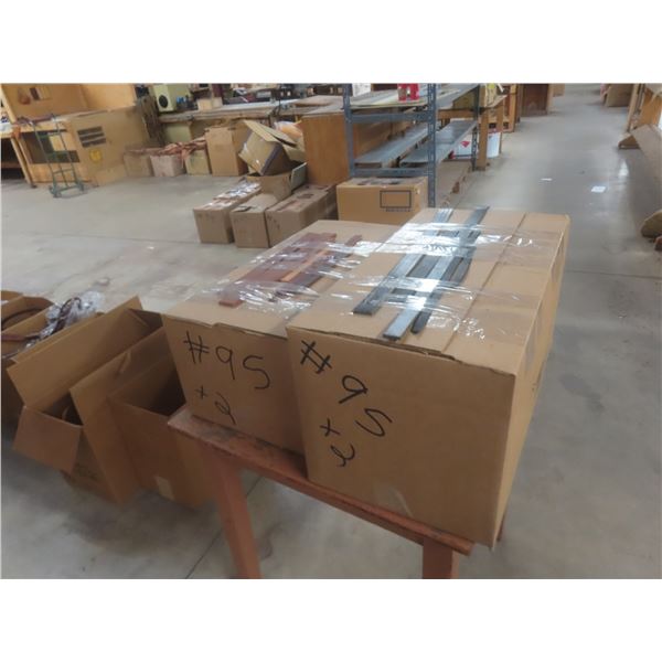 2 Boxes of New Leather Strap Accessories – Approx 55 lbs