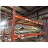 Image 5 : Pallet Racking: 2 Uppers 10 ft, 6 Side Rails/Cross Beams  10ft - Product on Shelves Not Included