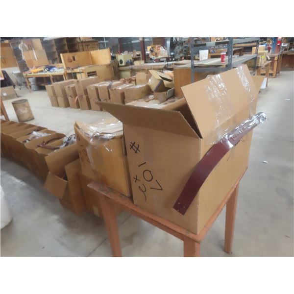 2 Boxes of New Leather Strap Accessories – Approx 55 lbs