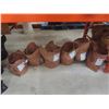Image 1 : New Hermann Oak Leather, 15 oz – Approx 46 SqFt (Multiple Pieces)