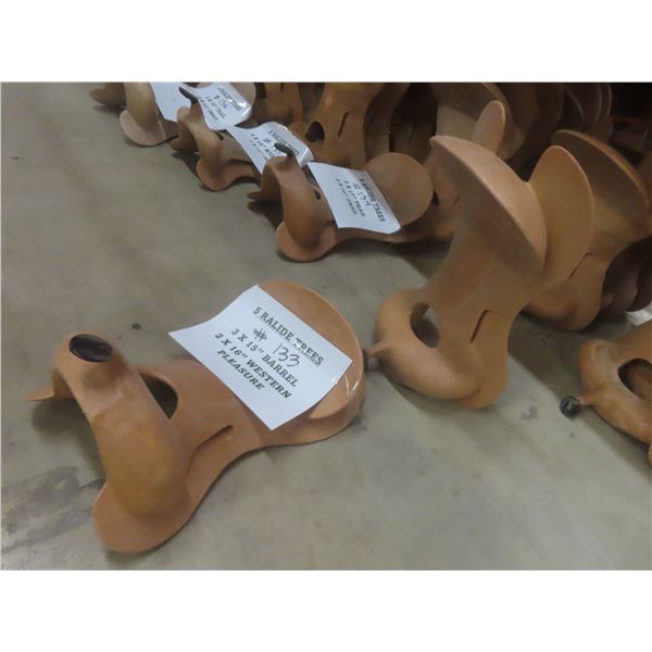 5 New Ralide Saddle Trees – Barrel, Western, and Pleasure Style