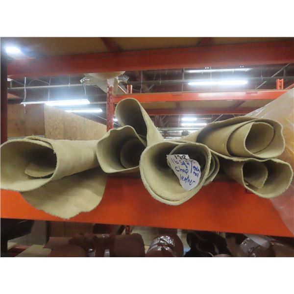 5 New Rolls of Chap Leather – Approx 16 SqFt
