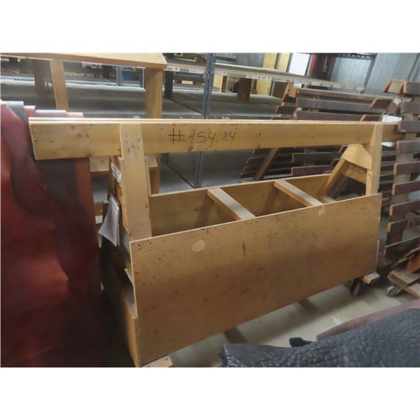 4 Rolling Saw Horses, 96" Wide