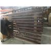 Image 1 : 4 Rolling Grated Saw Horses/Racks, 60" Wide
