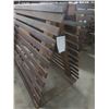 Image 2 : 4 Rolling Grated Saw Horses/Racks, 60" Wide
