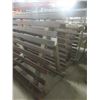 Image 4 : 4 Rolling Grated Saw Horses/Racks, 60" Wide