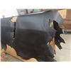 Image 4 : Black Latigo Leather, 9–10 oz – 4 Half-Hide Pieces, Approx 24 SqFt