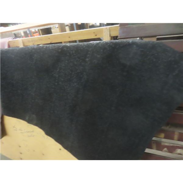 Embossed Black Leather – 2 Pieces, Approx 40 SqFt