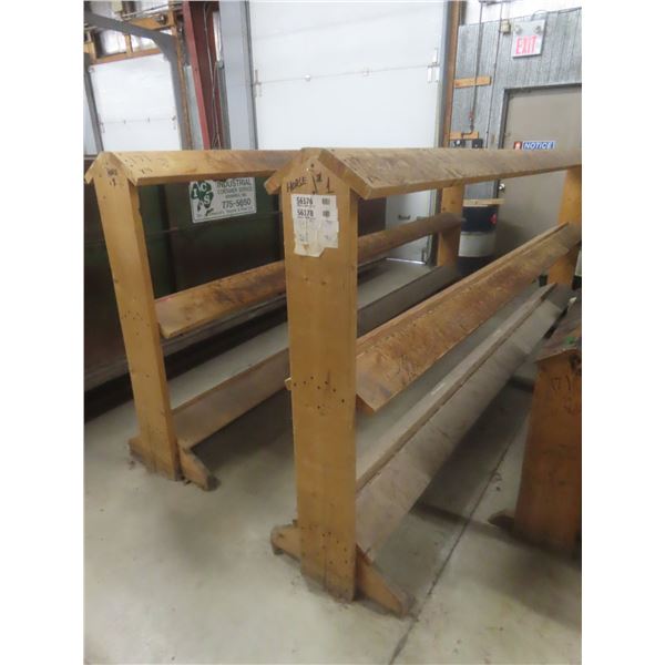 4 Stationary Saddle Stands (3 at 159"L × 60"H)