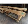Image 3 : 4 Rolling Saddle Stands, Largest Size, 80"L × 24"H