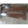 Image 3 : 2 Wood Benches, 99"L