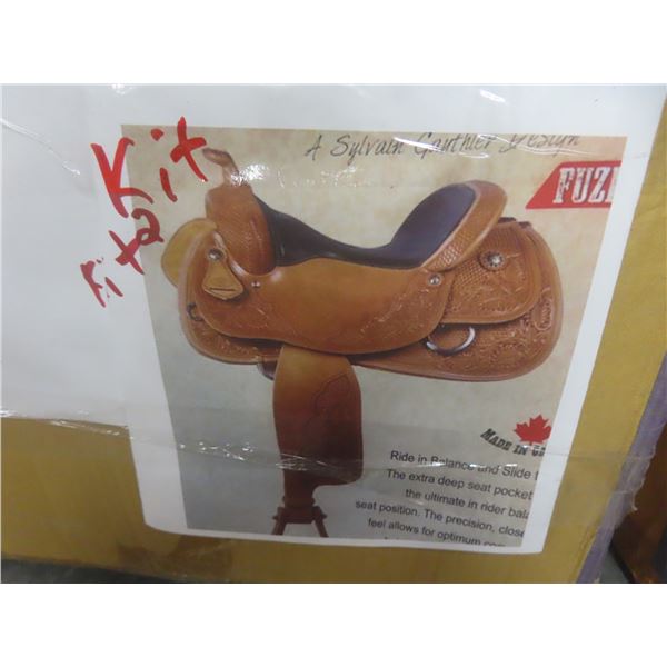 Reining/Trail Complete Leather-Tooled Saddle Patterns – Leather Only
