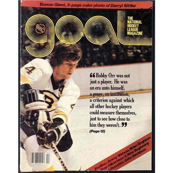 1979 NHL GOAL MAGAZINE - BOBBY ORR (HOF)
