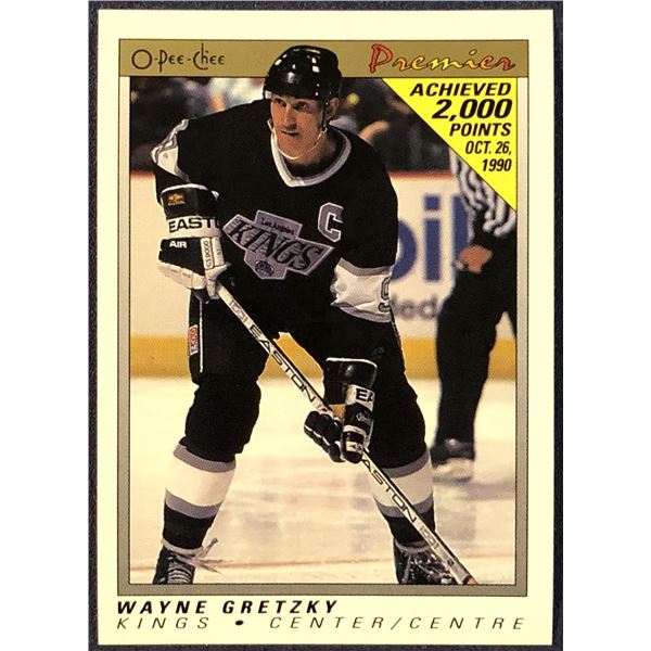 1990-91 O-PEE-CHEE PREMIER NHL WAYNE GRETZKY (HOF)