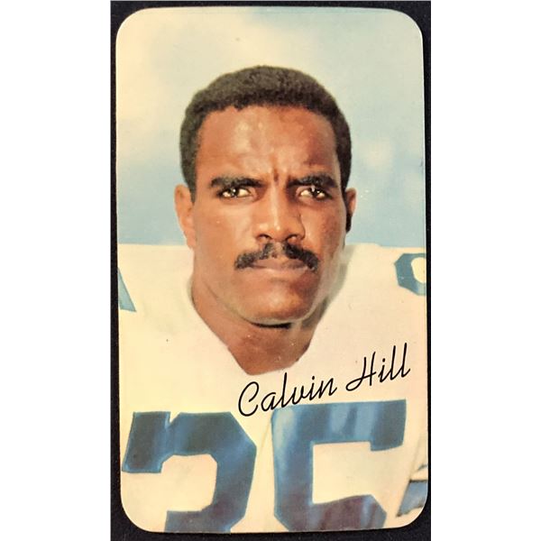 1970 TOPPS SUPER FOOTBALL CALVIN HILL ROOKIE CARD